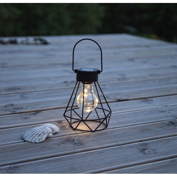 Must LED-latern, kõrgus 15,5 cm Eddy - Star Trading-image-1