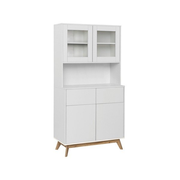 Valge kapp 84x165x39 cm Skandi – Støraa-image-2