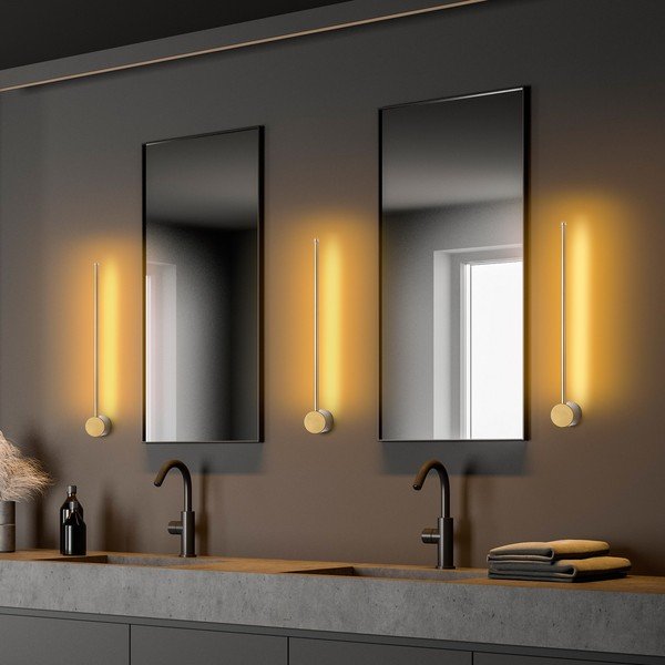 Kuldne LED seinavalgusti ø 7 cm Sword - Opviq lights-image-4