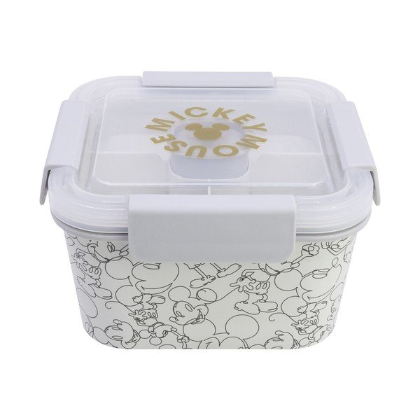 Valge plastmassist laste suupistekarp Mickey Mouse - STOR-image-2