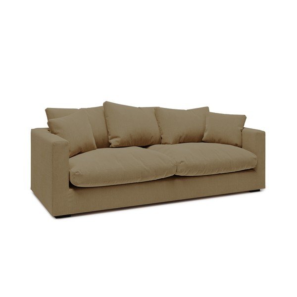 Beeži kordvillane diivan 220 cm Comfy - Scandic-image-1