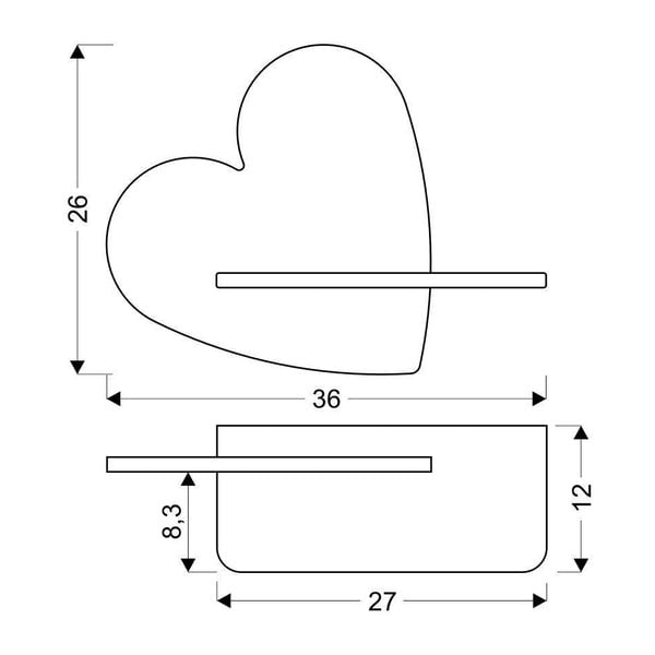 Sinine laste valgusti Heart - Candellux Lighting-image-2