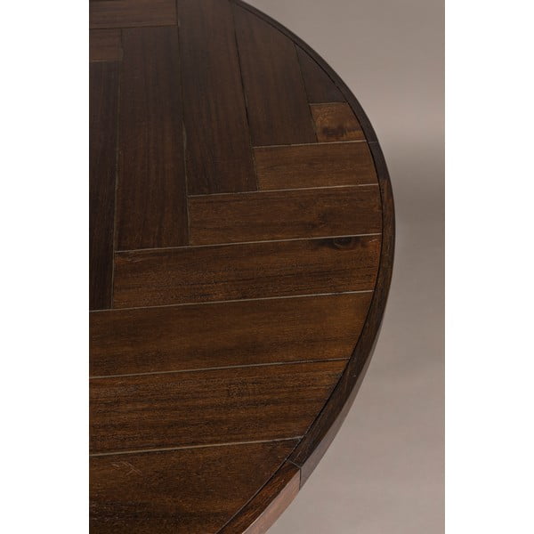 Ümmargune söögilaud akaatsia dekooriga ø 120 cm Class - Dutchbone-image-1