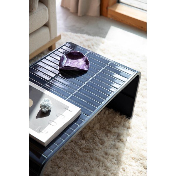 Sinine keraamiline diivanilaud 47x80 cm Tiles - Zuiver-image-3