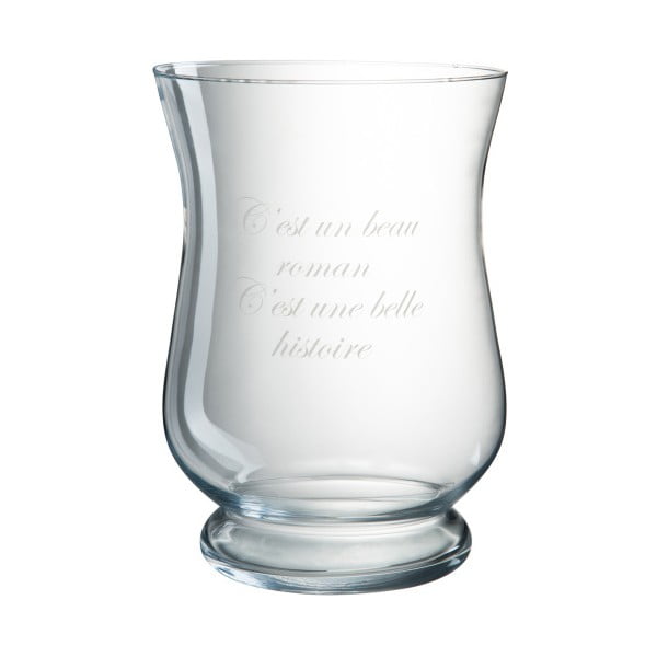 Skleněná váza J-Line Roman