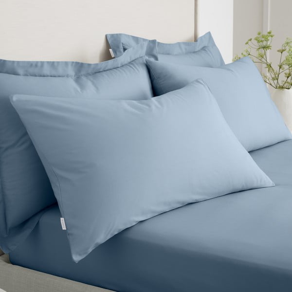 Perkal-puuvillased padjapüürid 2tk komplektis 50x75 cm Cotton Percale - Bianca-image-2