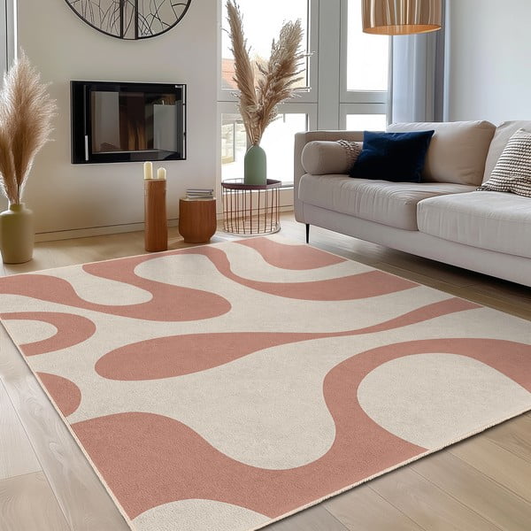 Roosa pestav vaip 120x180 cm Strawberry Latte - Mila Home-image-3