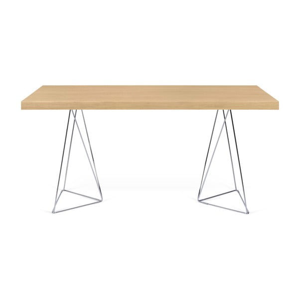 Světle hnědý stůl TemaHome Multi, délka 160 cm