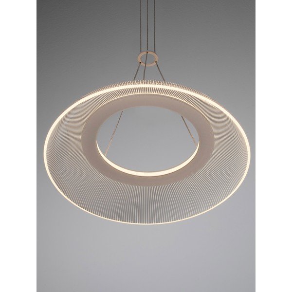 Mattvalge alumiiniumist LED-rippvalgusti akrüülklaasist varjuga, ø 40 cm Mantle - Nova Luce-image-1