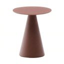 Ümmargune abilaud klaasist pealispinnaga ø 35 cm Wilshire - Kave Home