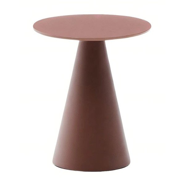 Ümmargune abilaud klaasist pealispinnaga ø 35 cm Wilshire - Kave Home