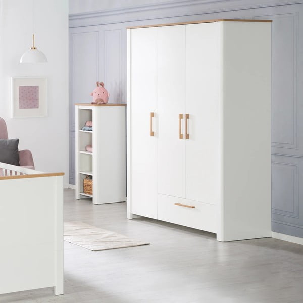 Valge laste riidekapp 139x200 cm Ava - Roba-image-2