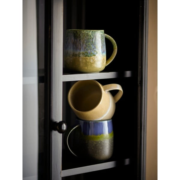 Sinised/beežid kivikeraamikast kruusid 3tk komplektis 460 ml Cloe - Bloomingville-image-1