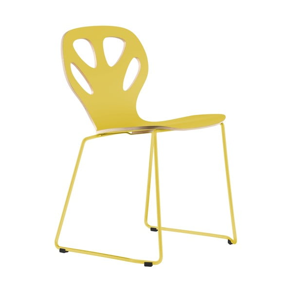 Židle Maple, žlutá