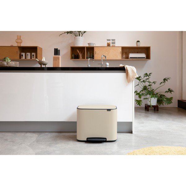 Beež terasest prügikast 36 l Bo - Brabantia-image-1