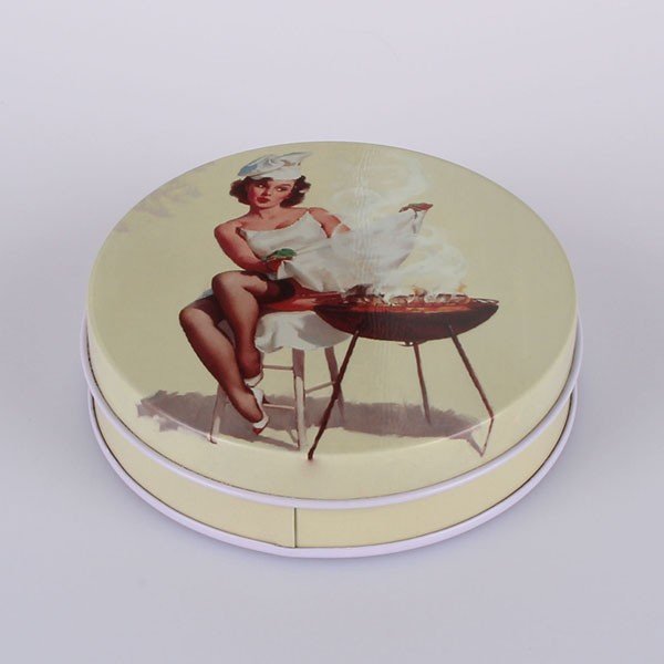 Plechová dóza Pin Up Grill