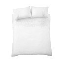 Valge puuvillane voodipesu üheinimesevoodile 135x200 cm Embroidery Floral - Bianca