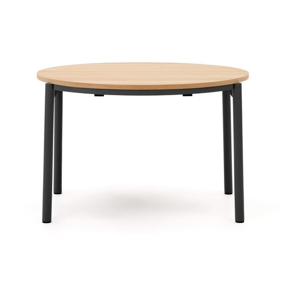 Tammedekooriga ümmargune kokkupandav söögilaud ø 120 cm Montuiri - Kave Home