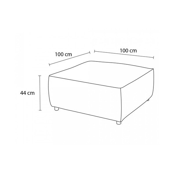 Helepruun velvetist tumba  Nihad modular - Bobochic Paris-image-4