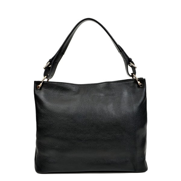Černá dámská kožená kabelka Mangotti Bags