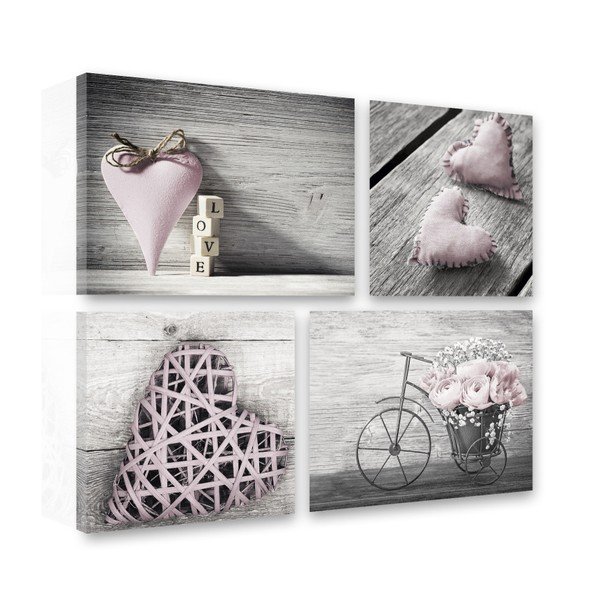 Mitmeosaline maal, 67 x 74 cm Shabby - Styler