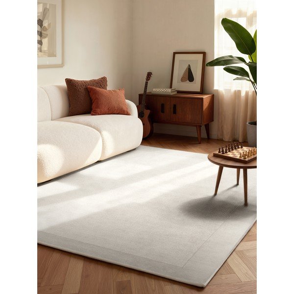 Kreem käsitsi kootud villasegust vaip 160x230 cm Kari - Villeroy&Boch-image-1