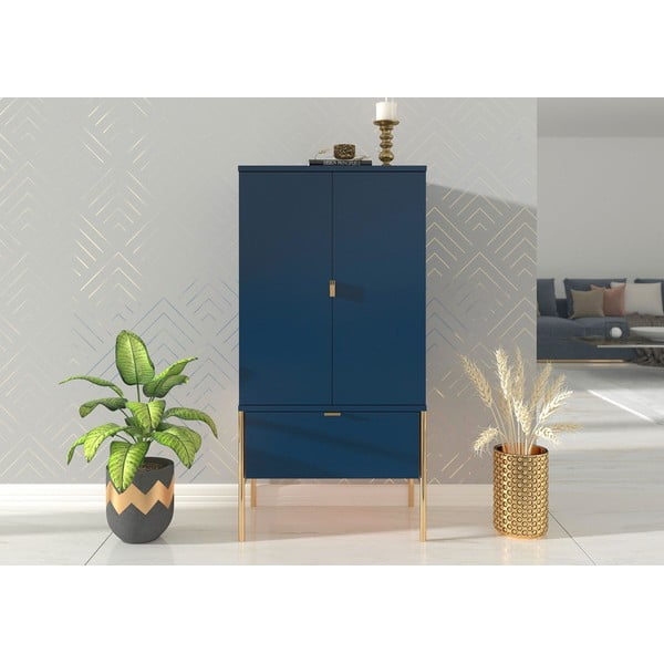 Kombineeritud sahtlituba mereväesinises toonis Polka - Skandica-image-3