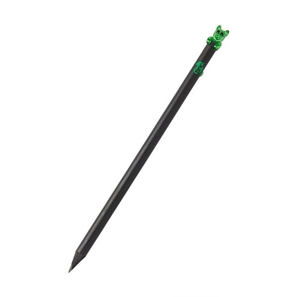 Černá tužka s ozdobou ve tvaru lišky TINC