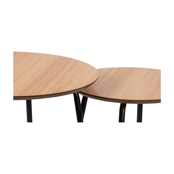 Ümmargused diivanilauad 2tk komplektis ø 55 cm Luke – Bonami Essentials-image-3