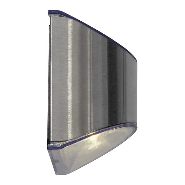 Komplekt 2 roostevabast terasest päikesepaneeliga LED-tuled seinale , kõrgus 8 cm Wally - Star Trading-image-2