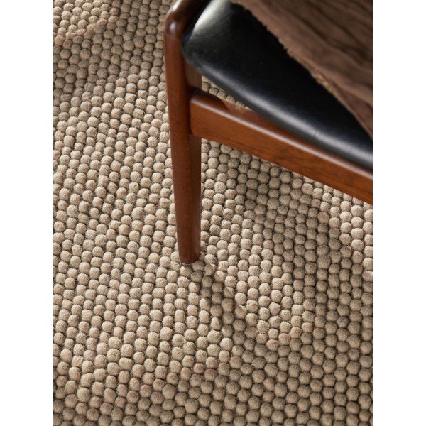 Käsitsi kootud villane ümmargune vaip naturaalses värvitoonis ø 200 cm Richmond Diana - Ted Baker-image-3