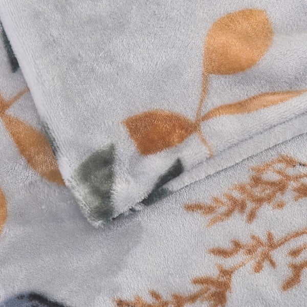 Hallikas-sinine üheinimese mikrofliisist voodipesu 140x200 cm Greta – My House-image-4