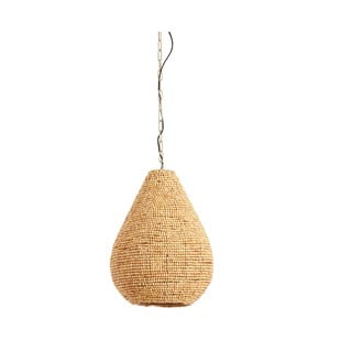 Rippvalgusti puidust varjuga ø 31 cm Kabinda - Light & Living