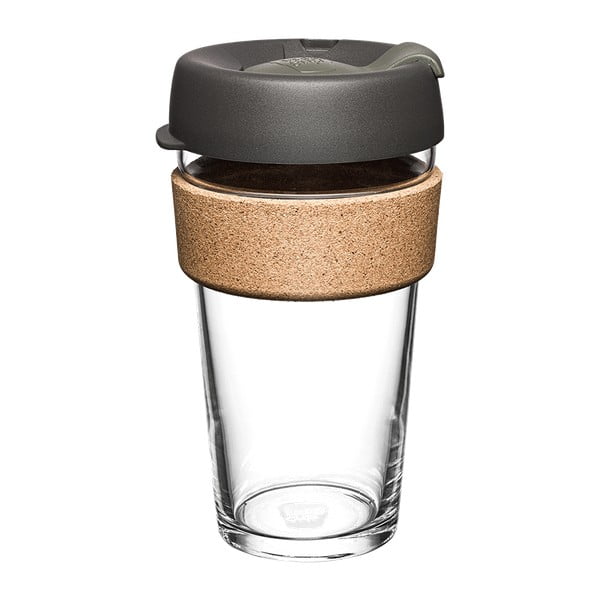 Must-pruun reisikruus 454 ml Brew Cork Nitro L - KeepCup