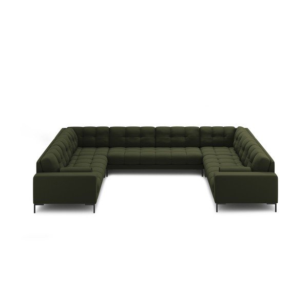 Roheline U-kujuline diivan Bali - Cosmopolitan Design
