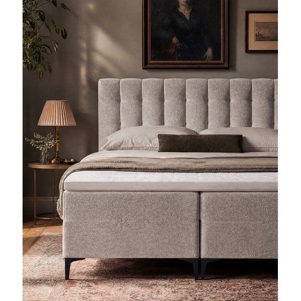 Hall boxspring voodi panipaigaga 180x200 cm Puhala – Makamii-image-3