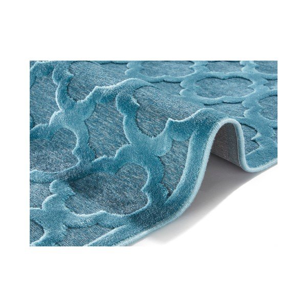 Sinine viskoosist vaip , 80 x 125 cm Bryon - Mint Rugs-image-2