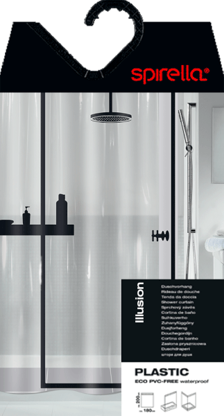 Dušikardin 180x200 cm Illusion - Spirella-image-1