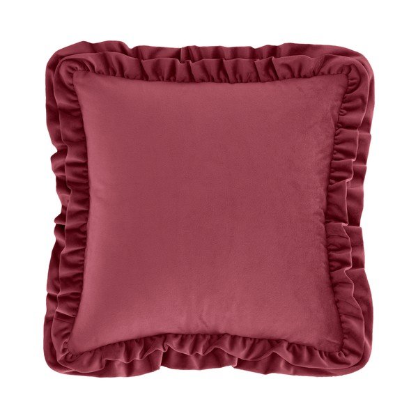 Sametist dekoratiivpadi 43x43 cm Velvet Double Frill - Catherine Lansfield