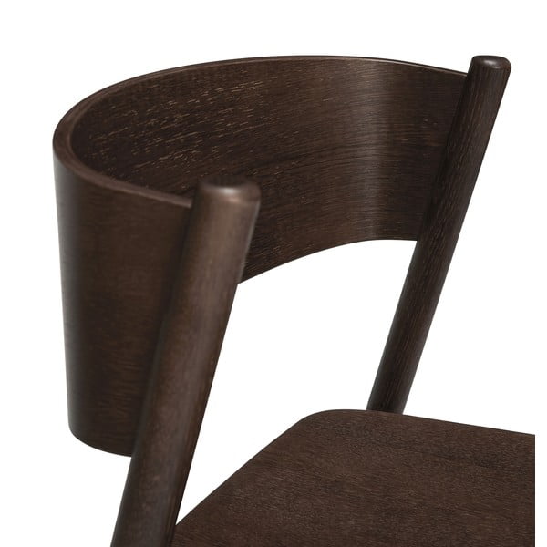 Pruun tamme söögitool Oblique - Hübsch-image-4