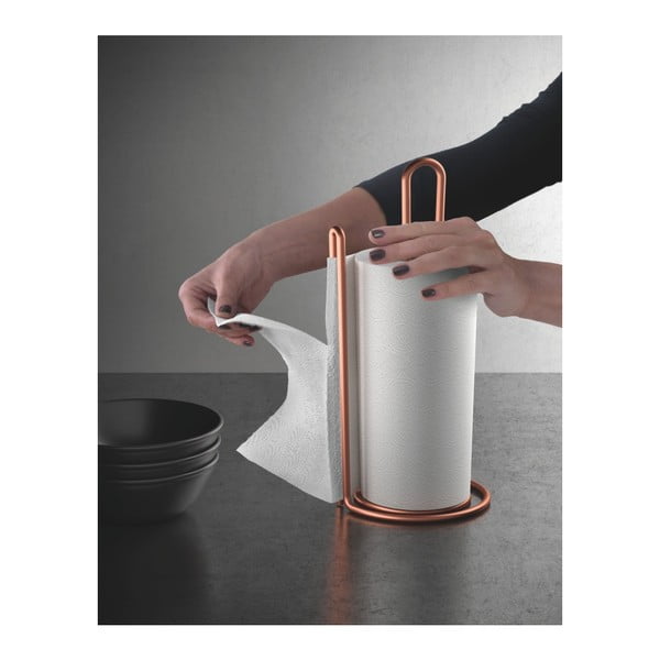Pruun teras majapidamispaberi stend ø 15 cm My Roll – Metaltex-image-1