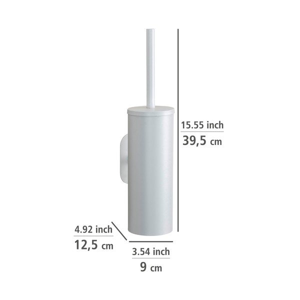 Valge isekandev roostevabast terasest tualetthari Orea - Wenko-image-3