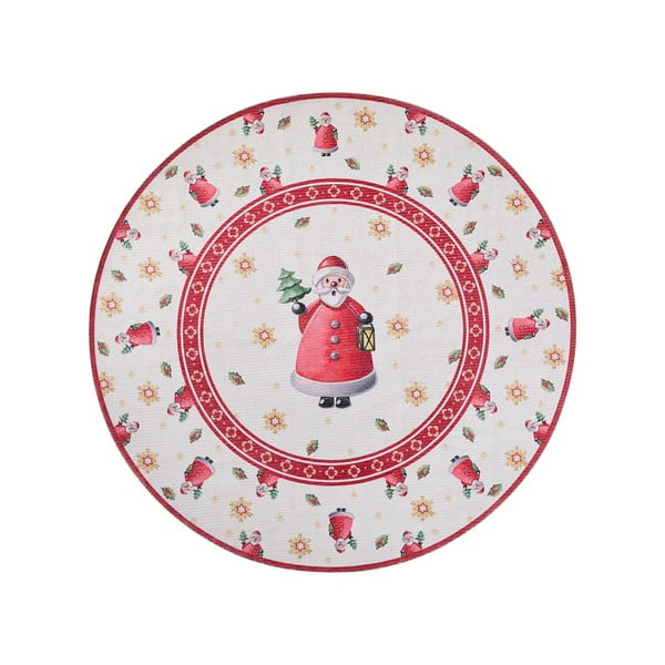 Punane ümmargune jõulumotiiviga vaip ø 160 cm Toy's Delight Santa Claus - Villeroy&Boch