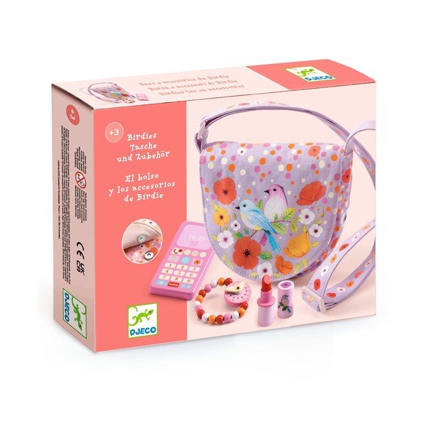 Laste käekott koos aksessuaaridega Lilled - Djeco-image-2