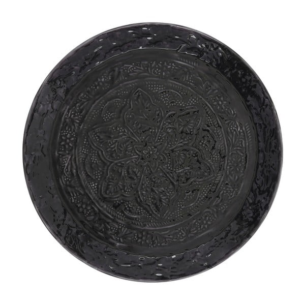 Černý dekorativní podnos A Simple Mess Raven, 42 cm