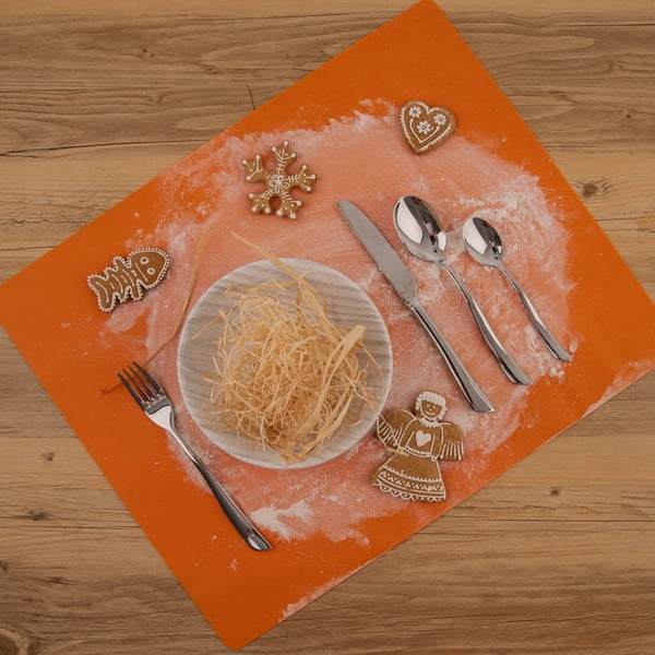 24-osaline hõbedane roostevabast terasest söögiriistade komplekt Shape - Orion-image-3