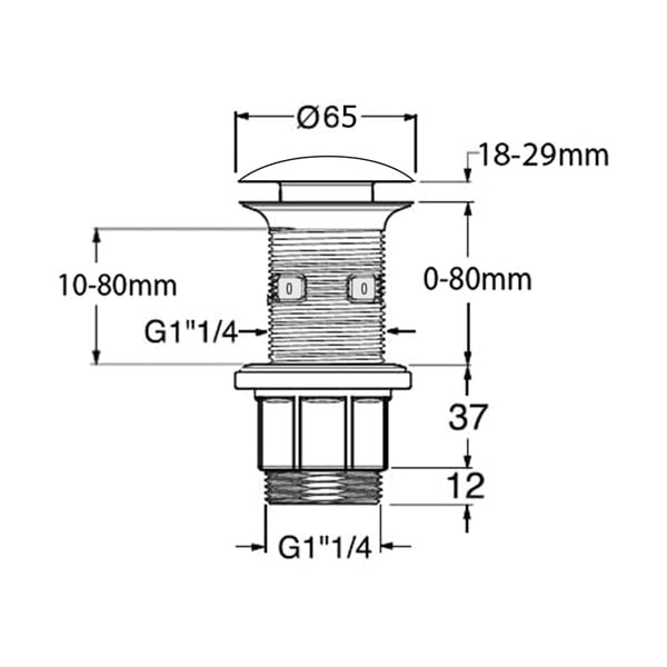 Valamu äravoolukork - Sapho-image-1