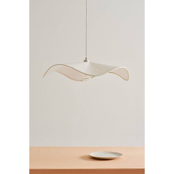 Kreemikas paberist ripplamp ø 70 cm Monchi - Jotex-image-2