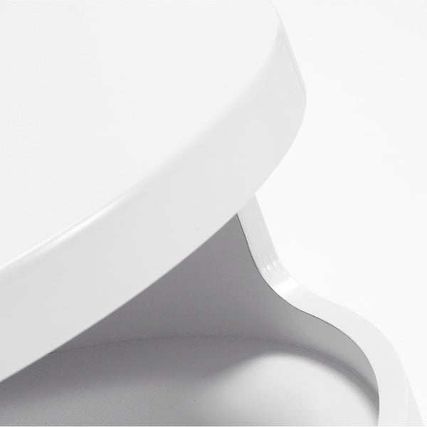 Valge kohvilaud koos hoiuruumiga Bruk - Kave Home-image-4