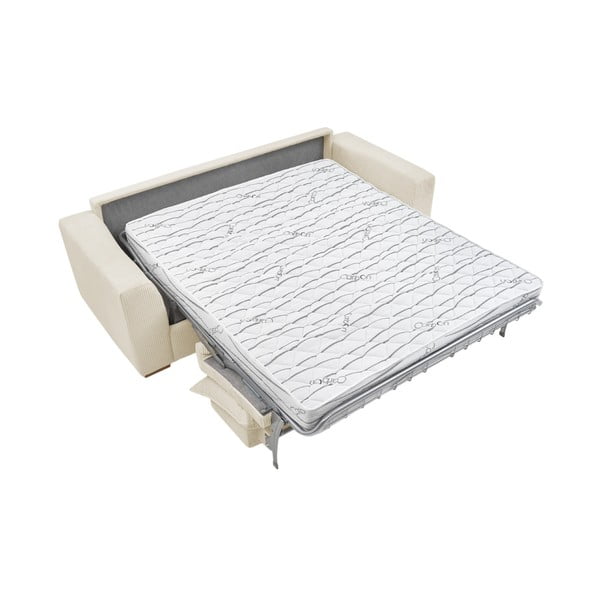 Kreem velvetist diivanvoodi 225 cm Augustin - Bobochic Paris-image-4